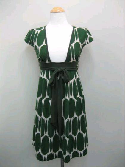 Green Retro Dress Made in Korea